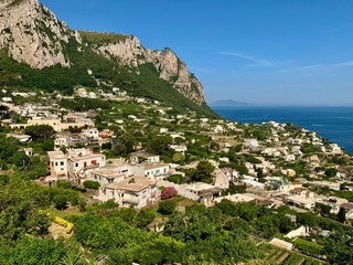 Fototapeta premium A view of Capri