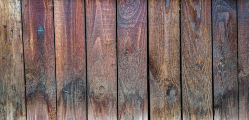 Texture of old wood plank wall surface background	
