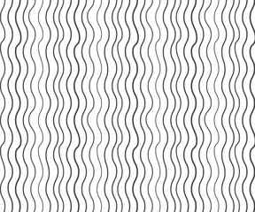 Repeating wavy line vector pattern