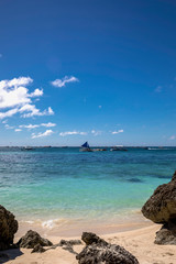Obraz premium White Beach and Rock, Boracay island, Philippines.