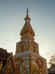 Deurstickers Nakorn Phanom, Thailand - Nov 18th, 2019: Phra In Plaeng is the southern-most of the string of temples that line the Mekong in Nakhon Phanom. © Keerathi