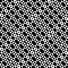 black and white abstract seamless pattern