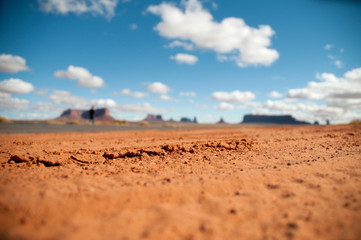 Landscape of Monument valley. Navajo tribal park, USA. Utah.