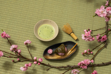 Obraz na płótnie Canvas 抹茶　Matcha (Japanese powder tea)