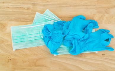 Surgical mask protection against pollution, virus, flu and Coronavirus (COVID-19). Surgical mask...