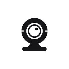 Digital webcam icon design isolated on white background