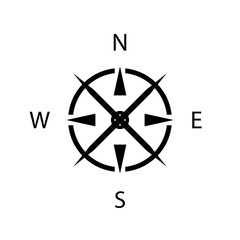 Compass icon. Pictogram for website or mobile app. Vector stock illustration eps10.