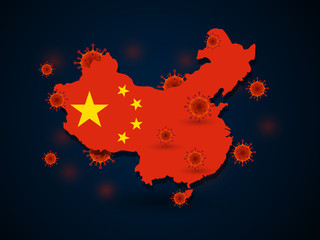 virus around China