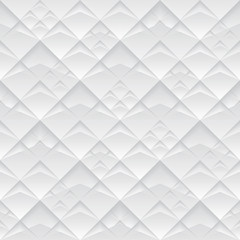 Seamless White 3d Geometric Background Texture