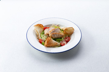 salad with chicken breast