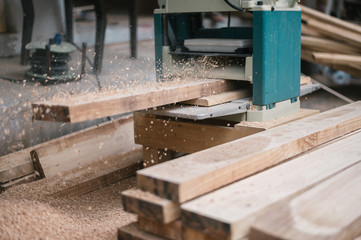 Machines in Carpentry Shop.