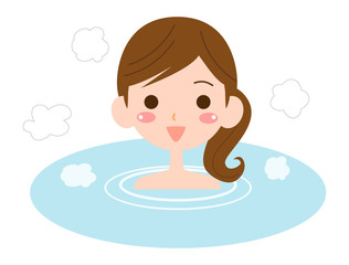 お風呂　入浴　風呂　女性
