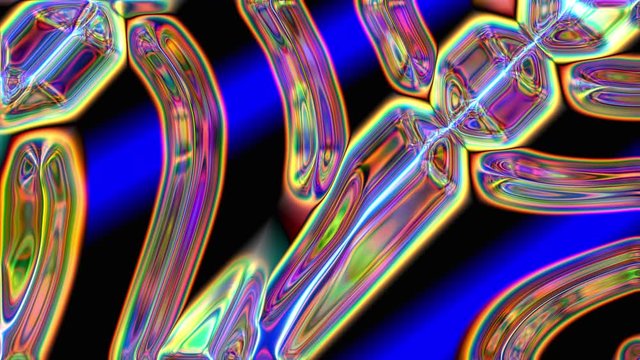 Abstract moving fluid. Visual illusions, moving waves. Psychedelic abstraction for hypnosis. Background for playing video jockey, VJ. Computer graphics for the design of concerts, nightclubs, concerts