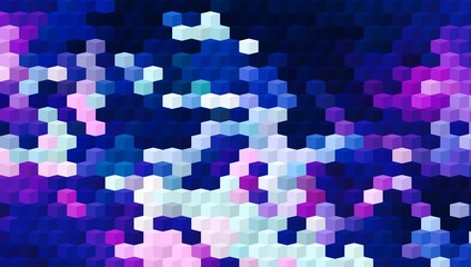 Abstract Colorful Geometrical Artwork,Abstract Graphical Art Background Texture,Modern Conceptual Art.3D Rendering