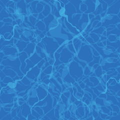 Turquoise rippled water texture background. Shining blue water ripple pool abstract vector illustration EPS10