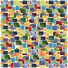 Fototapeta premium Squares Color Background. Vector Illustration Template for Flat Design Interface or Infographic EPS10