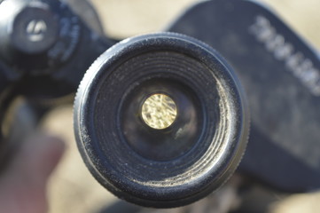 close up of an old gun