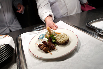 Ambiance lors d'un concours culinaire