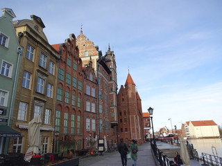 Naklejka na ściany i meble Gdansk - a fabulous Polish city, very beautiful