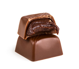 Two chocolate candies