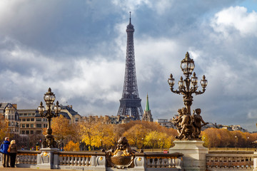 Fototapeta na wymiar Herbst in Paris
