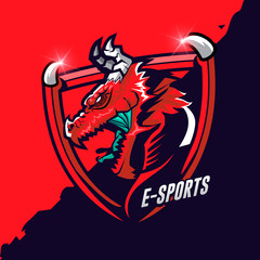 e-sports Dragon Logo badge