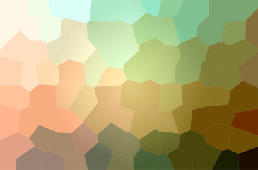 Abstract illustration of orange Big Hexagon background