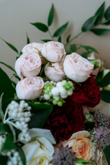 bouquet of fresh flowers close up