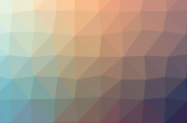 Illustration of abstract Orange horizontal low poly background. Beautiful polygon design pattern.