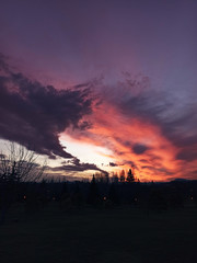 red sunset