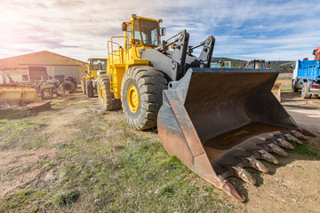 Heavy rental machinery for construction, essential and necessary