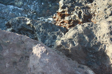 sand and rocks