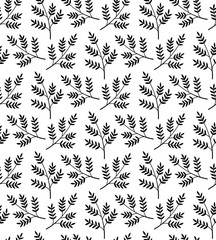 vector seamless pattern. floral stylish background