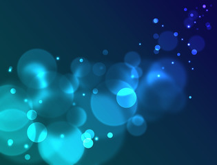 Bubbles in the deep sea.