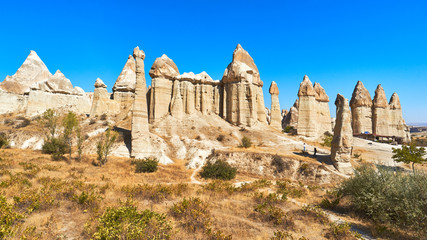 Rocks of Love valley in Cappadocia, Turkey
