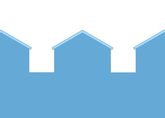blue house icon