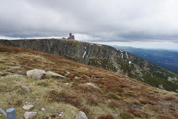 Naklejka premium Śnieżne Kotły, Karkonosze Mountains, Poland. May 2019