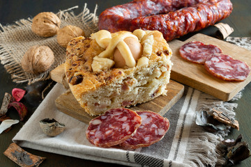 Traditional neapolitan baked product easter food