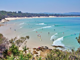 Strand von Byron Bay in Australien