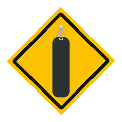 punching bag to train boxing sport. illustration for web and mobile design.