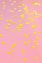 abstract background with confetti
