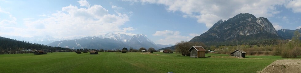 Fototapeta na wymiar Garmisch-Panorama