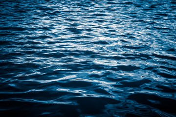 dark blue sea water surface background