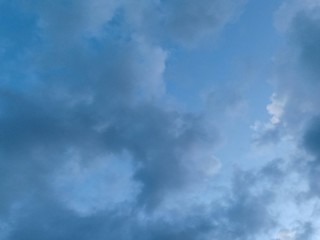blue sky with clouds