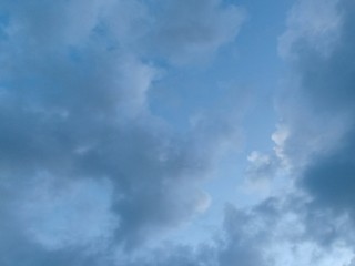 Obraz premium blue sky with clouds