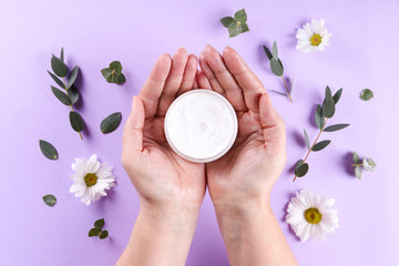 Revitalizing hand cream for healing and recovery after excessive use of soap and disinfectants....