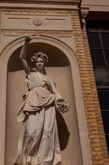 Naklejka premium Wandstatue