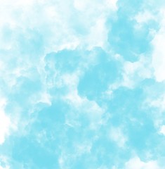 Fototapeta na wymiar Digital background bright blue sky, clouds