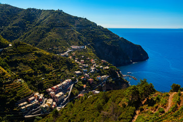 manarola coast view