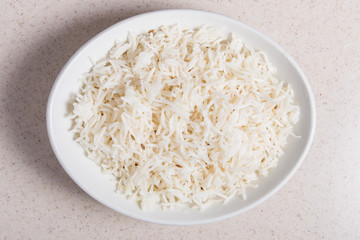 Portion of a steam rice